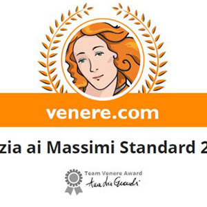 Premi e riconoscimenti: Venere.com Pulizia ai Massimi Standard 2013