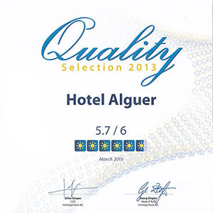 Prizes and awards: HolidayCheck.com Quality Selection 2013