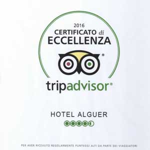 Prizes and awards: Tripadvisor Certificate of Excellence 2016