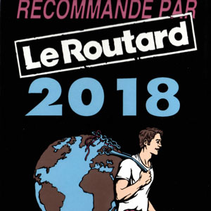 Prizes and awards: Le Routard 2018