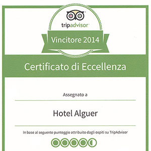 Premi e riconoscimenti: Tripadvisor Certificato di Eccellenza 2014